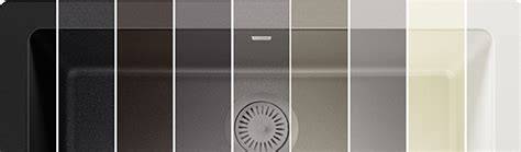 Palette of Blanco Silgranit colors