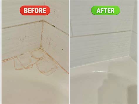 Before and after cleaning a Silgranit sink