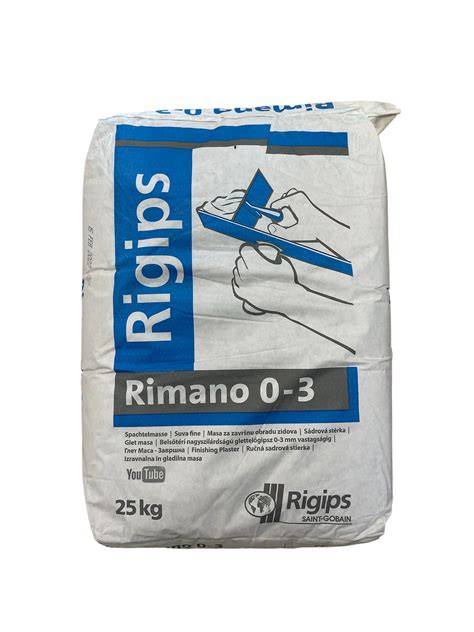 Balenie sadrovej stierky Rigips Rimano 0-3 mm