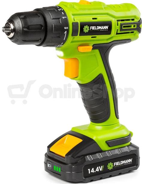 Ergonomický dizajn aku skrutkovača Fieldmann s otočnou rukoväťou