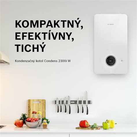 Moderný plynový kondenzačný kotol s grafickým znázornením princípu kondenzácie
