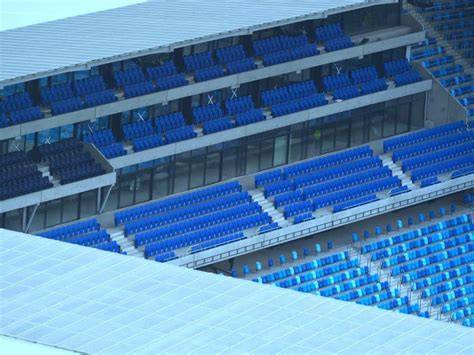 Vizualizácia interiéru moderného Národného futbalového štadióna