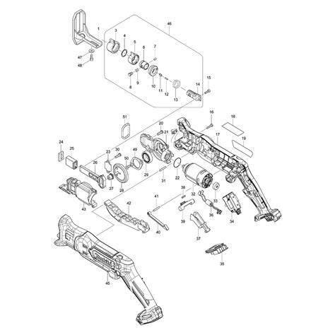 Schéma technológie Makita Push Drive