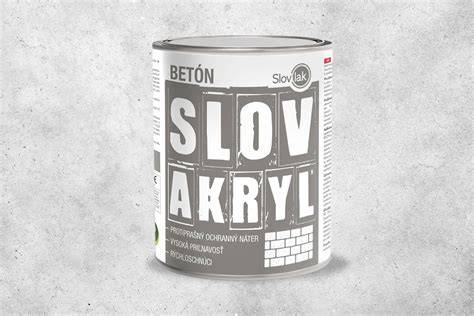 Škála akrylových farieb na betón