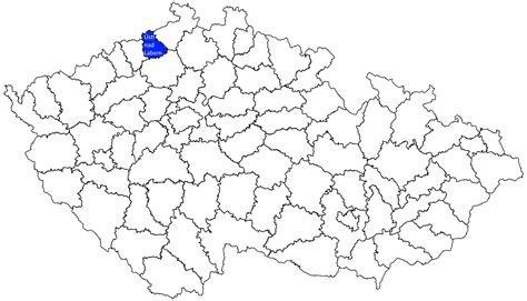 Mapa obce Tehla s vyznačeným územím