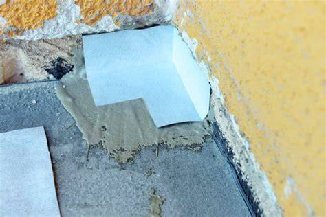 Riešenie obloženia vnútorného rohu obkladovými prvkami