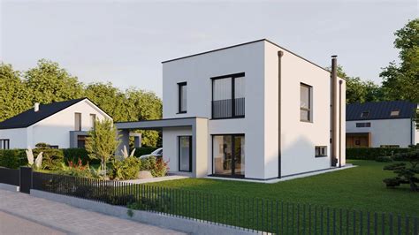 Moderný dvojpodlažný rámový dom