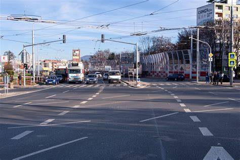 Vizualizácia rozšírenej križovatky Levočská - Obrancov Mieru