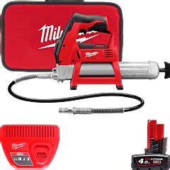 Milwaukee M12 akumulátorová mazacia pištoľ v akcii