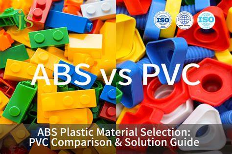 Porovnanie štruktúr PVC a ABS polymérov