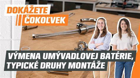 Schéma montáže stenovej batérie