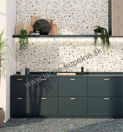 Kuchynský obklad s terrazzo vzorom
