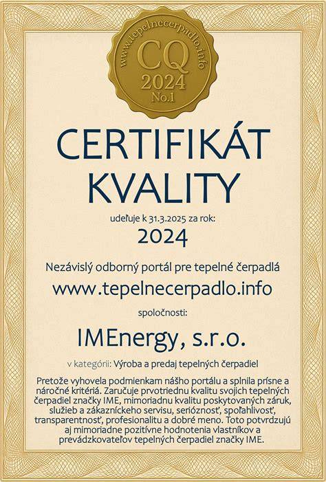 Certifikáty kvality a pôvodu pre hrany