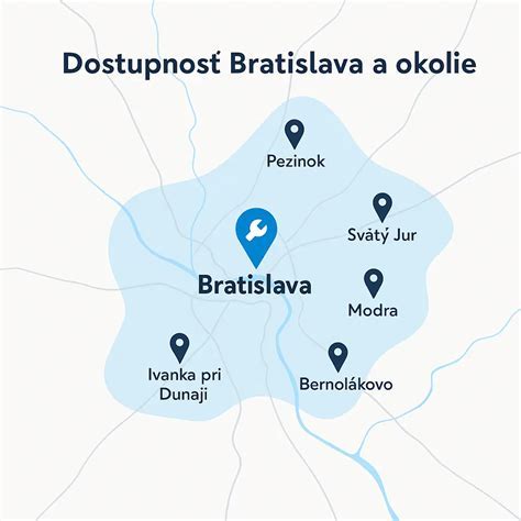 Mapa distribúcie alebo ikony doručovacích služieb