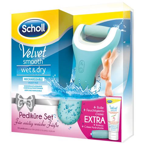 Scholl Velvet Smooth Wet&Dry v prevádzke