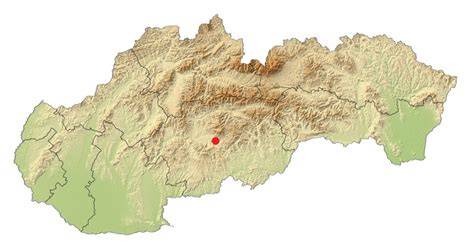 Mapa Slovenska s vyznačenými oblasťami doručenia