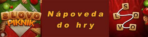 Logotyp hry Piknik Slovo a rozhranie nápovedy