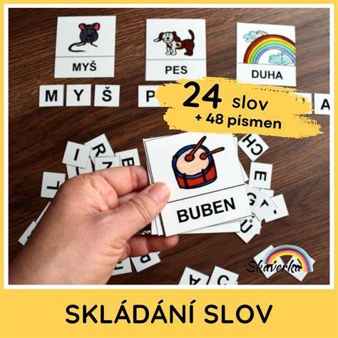 Schéma vyhľadávania slov v nápovede podľa dĺžky a pozície písmen