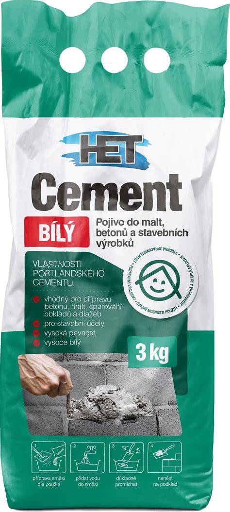 Biely cement pre stavebné práce
