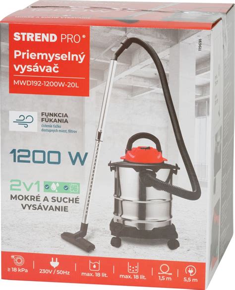 Priemyselný vysávač s rôznymi typmi nečistôt (prach, kvapaliny, úlomky)