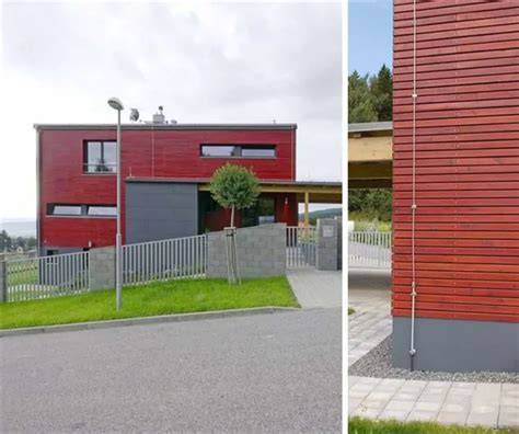 Vonkajšia drevená fasáda ošetrená OSMO lazúrou