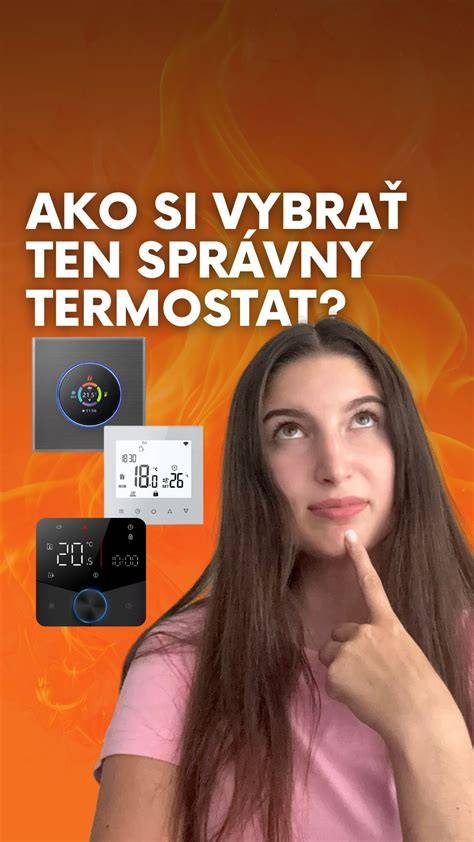 Moderné programovateľné termostaty pre domácnosť