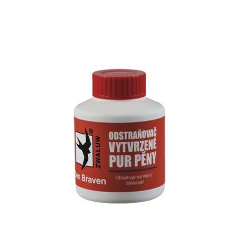 Detail vytvrdnutej PUR peny na povrchu