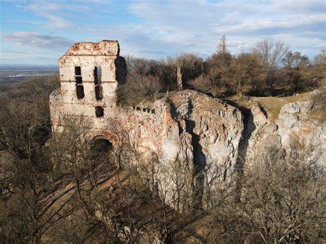 Stredoveký hrad s dvojitými hradbami