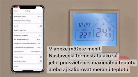 Rozhranie mobilnej aplikácie na ovládanie kúrenia