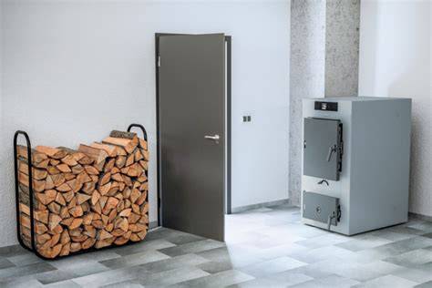Ukážka správne dimenzovaného kotla na drevo v technickej miestnosti