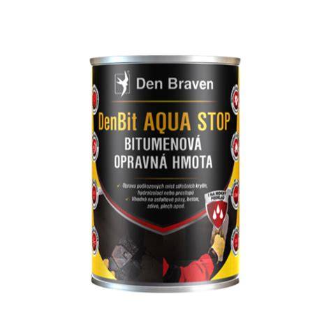 Informačný štítok s technickými údajmi produktu DenBit Aqua Stop
